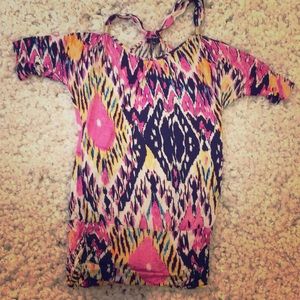 Tie-Dye printed multi color top